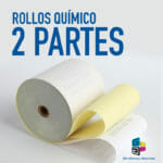 📄 ROLLOS QUIMICOS 2 PARTES (100 Unidades)